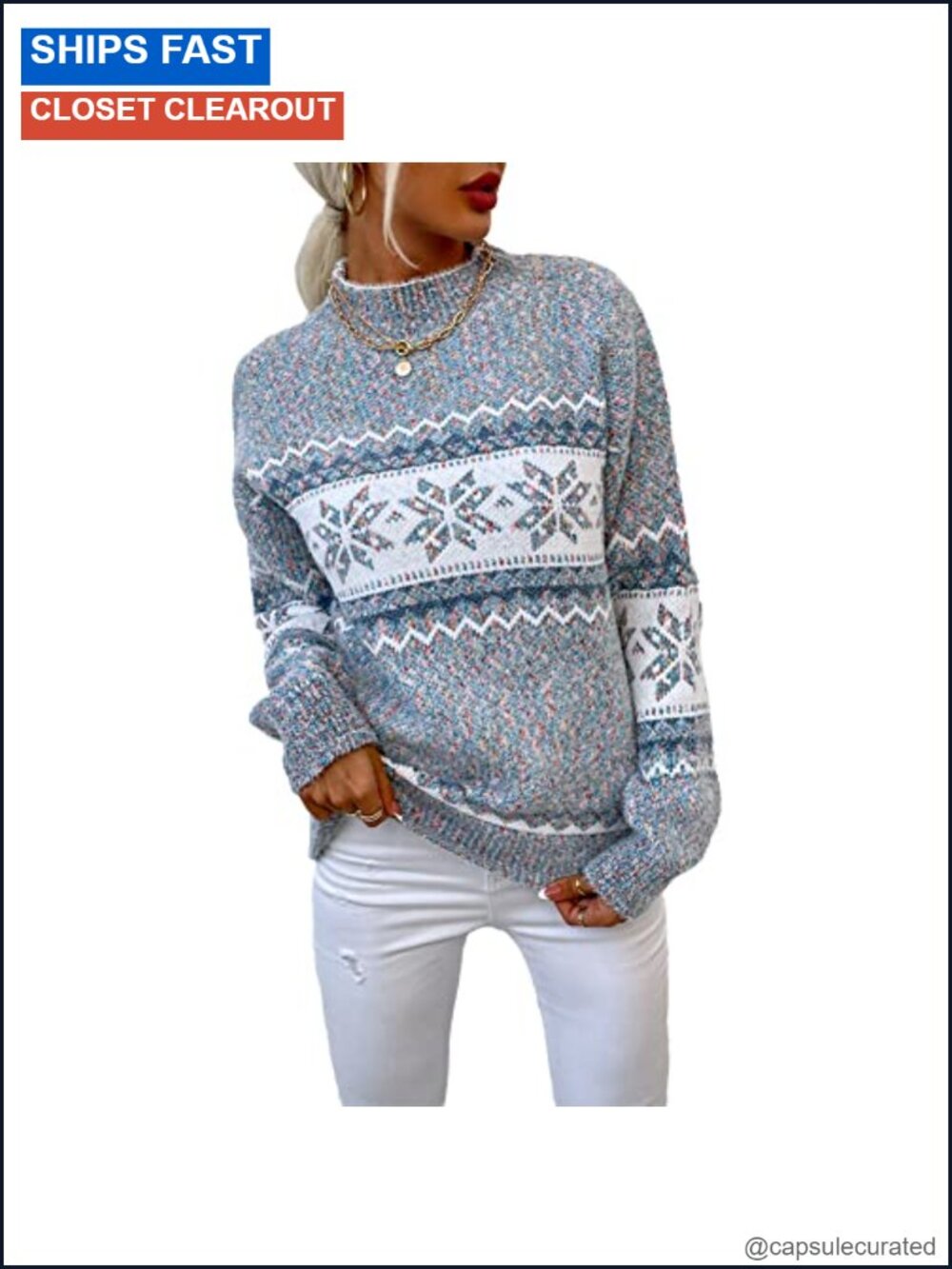 Leopard Print Knit Pullover Sweater Long Sleeve Crew Neck Jumper